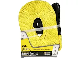 Winston Products - SmartStraps/CargoSmart/TowSmart 20ft 17,000lb tow strap with loop ends 1 pk yellow