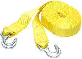 Winston Products - SmartStraps/CargoSmart/TowSmart 30ft 9000lb tow strap with hooks 1 pk yellow