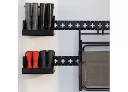 Winston Products - SmartStraps/CargoSmart/TowSmart X-track rail, 60in - 1 pk - matte black