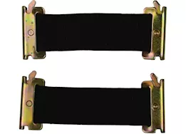 Winston Products - SmartStraps/CargoSmart/TowSmart 6in standard track bungee 2 pk black