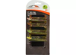 Winston Products - SmartStraps/CargoSmart/TowSmart 9in standard track bungee 2 pk black