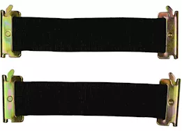 Winston Products - SmartStraps/CargoSmart/TowSmart 9in standard track bungee 2 pk black