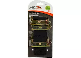 Winston Products - SmartStraps/CargoSmart/TowSmart 12in standard track bungee 2 pk black