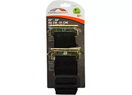 Winston Products - SmartStraps/CargoSmart/TowSmart 22in - 32in adjustable track bungee x 2 pk black