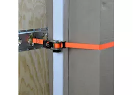Winston Products - SmartStraps/CargoSmart/TowSmart 6ft 1500lb retractable track ratchet 2 pk orange