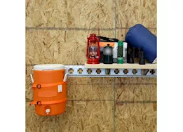 Winston Products - SmartStraps/CargoSmart/TowSmart Fixed shelf track brackets, 12in - 2 pk