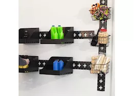 Winston Products - SmartStraps/CargoSmart/TowSmart X-track rail, 60in - 1 pk - matte black
