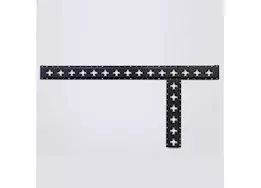 Winston Products - SmartStraps/CargoSmart/TowSmart X-track rail, 60in - 1 pk - matte black