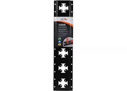Winston Products - SmartStraps/CargoSmart/TowSmart X-track rail, 24in - 1 pk - matte black