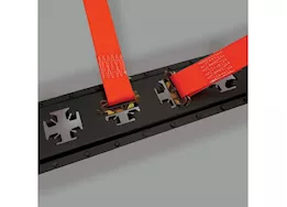 Winston Products - SmartStraps/CargoSmart/TowSmart X-track rail, 60in - 1 pk - matte black