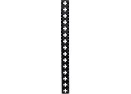 Winston Products - SmartStraps/CargoSmart/TowSmart X-track rail, 60in - 1 pk - matte black