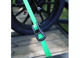 Winston Products - SmartStraps/CargoSmart/TowSmart 14ft 1500lb carbonx ratchet tie down 4 pk green