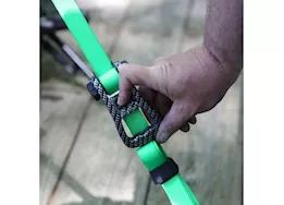 Winston Products - SmartStraps/CargoSmart/TowSmart 14ft 1500lb carbonx ratchet tie down 4 pk green