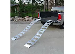 Winston Products - SmartStraps/CargoSmart/TowSmart 12in w x 90in l aluminum folding s-curve ramp w/treads, 1500lb capacity 2 pk