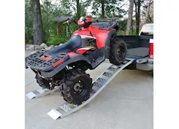 Winston Products - SmartStraps/CargoSmart/TowSmart 12in w x 90in l aluminum folding s-curve ramp w/treads, 1500lb capacity 2 pk