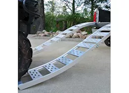 Winston Products - SmartStraps/CargoSmart/TowSmart 12in w x 90in l aluminum folding s-curve ramp w/treads, 1500lb capacity 2 pk