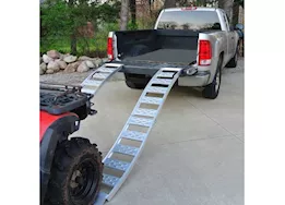 Winston Products - SmartStraps/CargoSmart/TowSmart 12in w x 90in l aluminum folding s-curve ramp w/treads, 1500lb capacity 2 pk