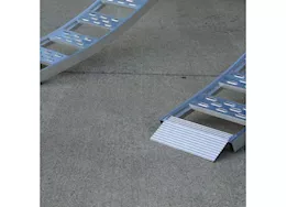 Winston Products - SmartStraps/CargoSmart/TowSmart 12in w x 90in l aluminum folding s-curve ramp w/treads, 1500lb capacity 2 pk