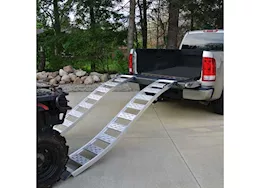 Winston Products - SmartStraps/CargoSmart/TowSmart 12in w x 90in l aluminum fixed s-curve ramp w/ treads, 1500lb capacity 2 pk