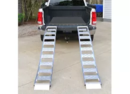 Winston Products - SmartStraps/CargoSmart/TowSmart 12in w x 90in l aluminum fixed s-curve ramp w/ treads, 1500lb capacity 2 pk