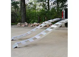 Winston Products - SmartStraps/CargoSmart/TowSmart 12in w x 90in l aluminum fixed s-curve ramp w/ treads, 1500lb capacity 2 pk