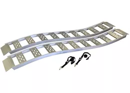 Winston Products - SmartStraps/CargoSmart/TowSmart 12in w x 90in l aluminum fixed s-curve ramp w/ treads, 1500lb capacity 2 pk