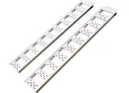 Winston Products - SmartStraps/CargoSmart/TowSmart 12in w x 78in l aluminum straight fixed ramp w/treads, 1250lb capacity 2 pk