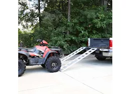 Winston Products - SmartStraps/CargoSmart/TowSmart 12in w x 78in l aluminum straight fixed ramp w/treads, 1250lb capacity 2 pk