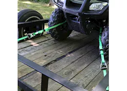 Winston Products - SmartStraps/CargoSmart/TowSmart 14ft 1500lb ratchetx ratchet tie down 4 pk green