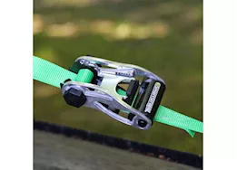 Winston Products - SmartStraps/CargoSmart/TowSmart 14ft 1500lb ratchetx ratchet tie down 4 pk green