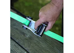 Winston Products - SmartStraps/CargoSmart/TowSmart 14ft 1500lb ratchetx ratchet tie down 4 pk green