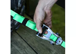 Winston Products - SmartStraps/CargoSmart/TowSmart 14ft 1500lb ratchetx ratchet tie down 4 pk green