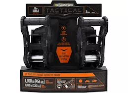 Winston Products - SmartStraps/CargoSmart/TowSmart 10ft 3000lb tactical ratchet tie down 2 pk orange