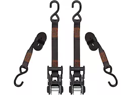 Winston Products - SmartStraps/CargoSmart/TowSmart 10ft 3000lb tactical ratchet tie down 2 pk orange