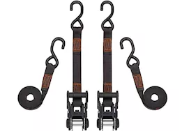 Winston Products - SmartStraps/CargoSmart/TowSmart 10ft 3000lb tactical ratchet tie down 2 pk orange