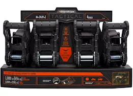 Winston Products - SmartStraps/CargoSmart/TowSmart 14ft 3000lb tactical ratchet tie down 4 pk orange