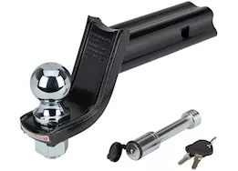 Winston Products - SmartStraps/CargoSmart/TowSmart Class iii 5000lb x-mount security str kit w/2in ball, 5/8in lck pin, 3-1/4in drop, 2in rise