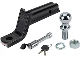 Winston Products - SmartStraps/CargoSmart/TowSmart Class iii 5000lb x-mount security str kit w/2in ball, 5/8in lck pin, 3-1/4in drop, 2in rise