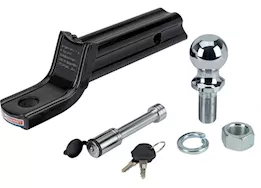 Winston Products - SmartStraps/CargoSmart/TowSmart Class iii 5000lb x-mount security str kit w/2in ball, 5/8in lck pin, 2in drop, 3/4in rise