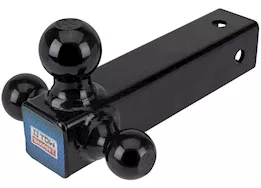 Winston Products - SmartStraps/CargoSmart/TowSmart Tri-ball mount, 2-1/2in x 2-1/2in tube