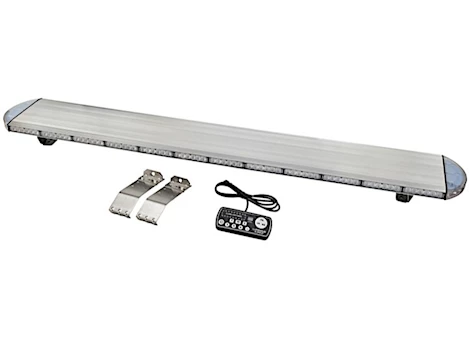 Wolo Manufacturing Corp. SAE LOW PROFILE LIGHTBAR 150 LED 3W 57IN LENGTH CLEAR LENS AMBER LED