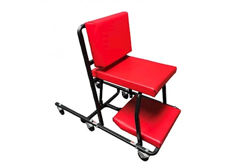 Whiteside CONVERTIBLE CREEPER/SEAT, RED VINYL