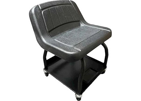 Whiteside PROFESSIONAL SHOP SEAT, BLACK PVC