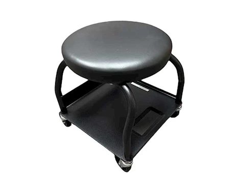 Whiteside ROUND VACUUM-FORMED SEAT, BLACK VACUUM FORMED