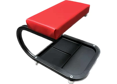 Whiteside PADDED TECHNICIAN SEAT, RED VINYL