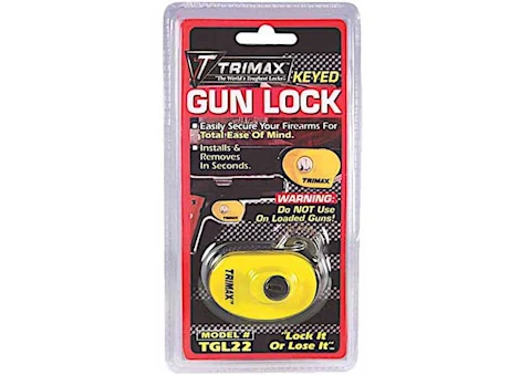 Trimax Locks TRIMAX MAX SECURITY KEYED GUN LOCK, SINGLE PACK