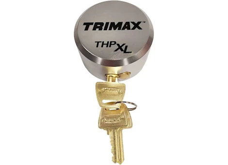 Trimax Locks Trimax silver solid aluminum hockey puck internal shackle lock Main Image
