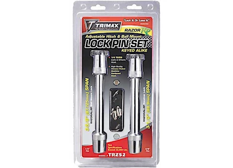 Trimax Locks TRIMAX RAZOR RP KEYED ALIKE LOCK SET