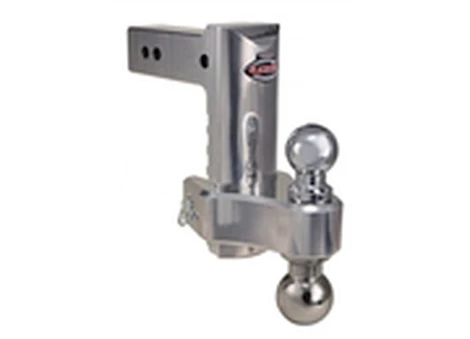 Trimax Locks 8" PIN & CLIP ALUMINUM DROP HITCH FOR 2-1/2" RECEIVERS-INCLUDES DUAL BALLS