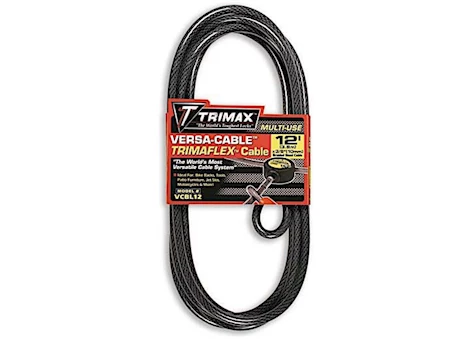 Trimax Locks TRIMAX Trimflex Replacement Cable for Versa-Cable 12ft (L) X 10MM (Cable Only)